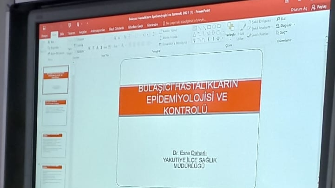 Bulaşıcı Hastalıkların Epidemiyolojisi ve Kontrolü